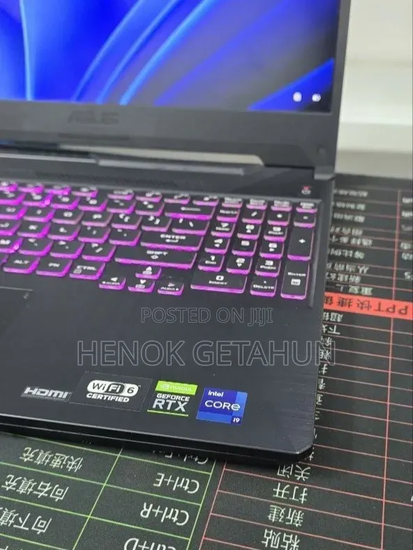 New Laptop Asus TUF Gaming A15 16GB Intel Core i7 SSD 512GB