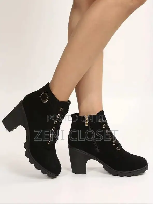 Black Women’s Ankle Boots – Stylish Elegant