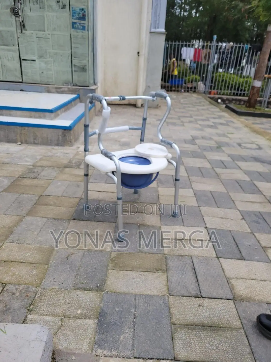 Commode Chair and Walker Without Wheel - 1 PC