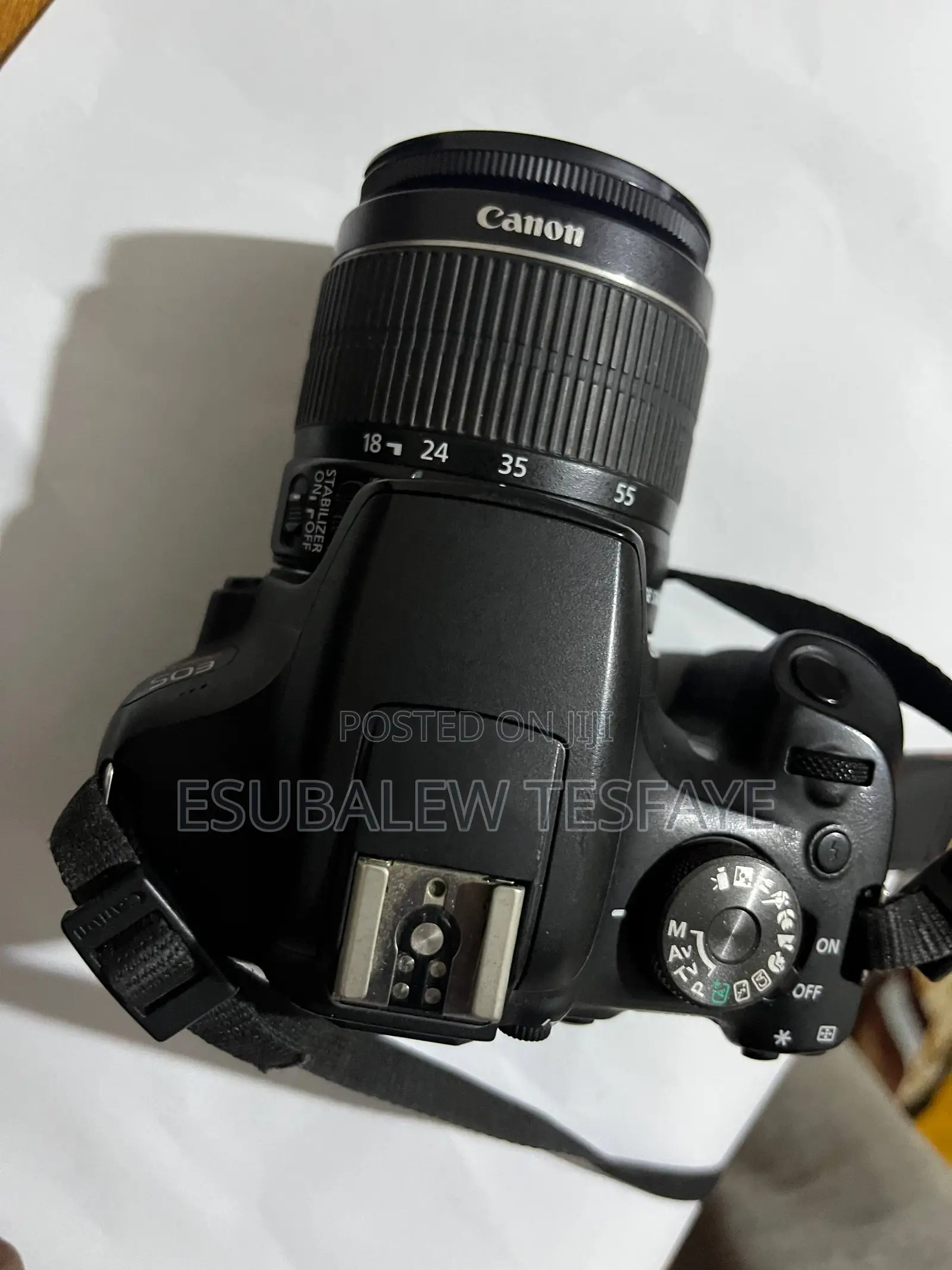 Canon EOS Rebel T7 DSLR Camera With 18-55mm Lens (Wi-Fi)
