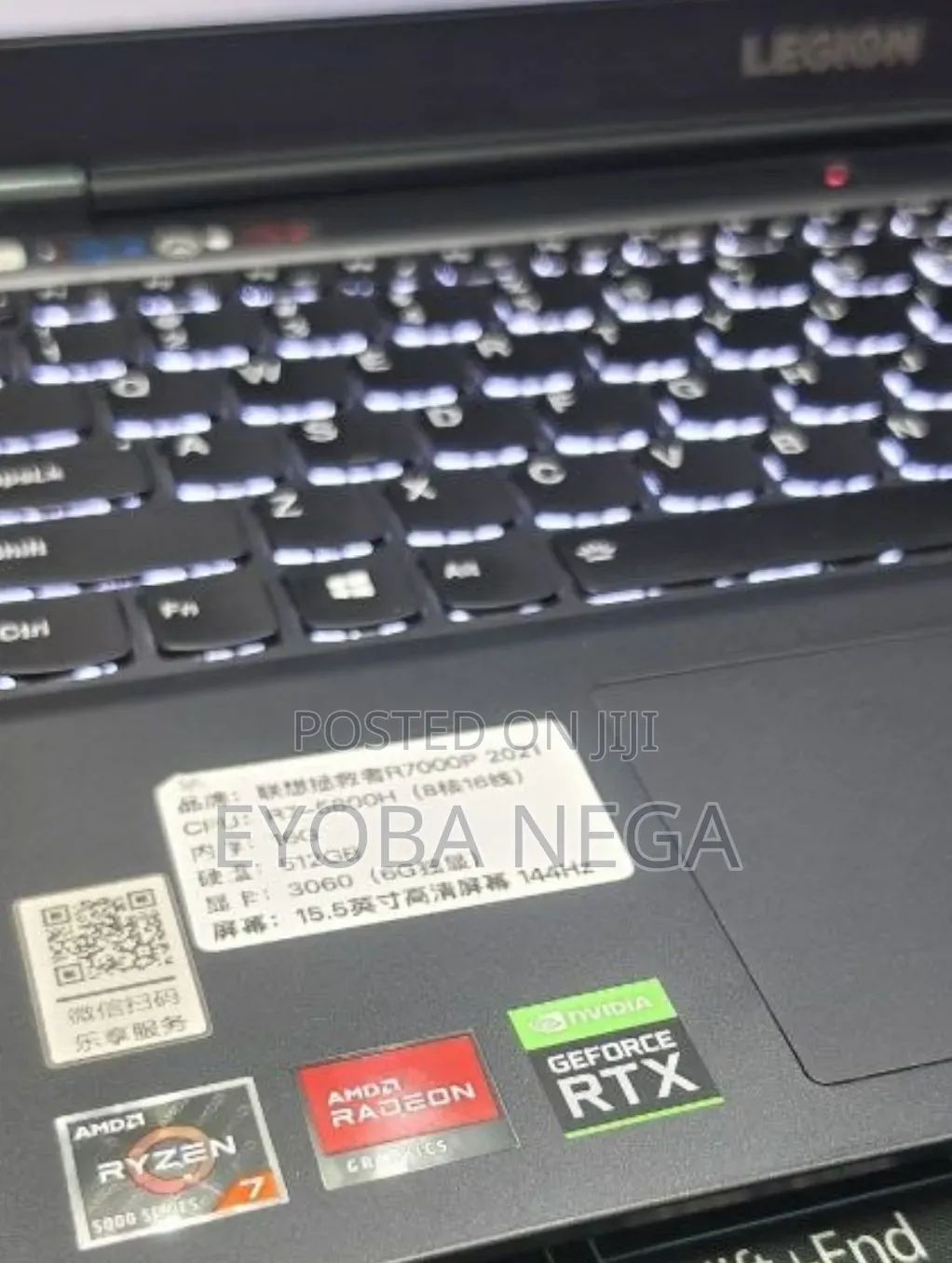 New Laptop Lenovo Legion 5 16GB AMD Ryzen 7 SSD 512GB