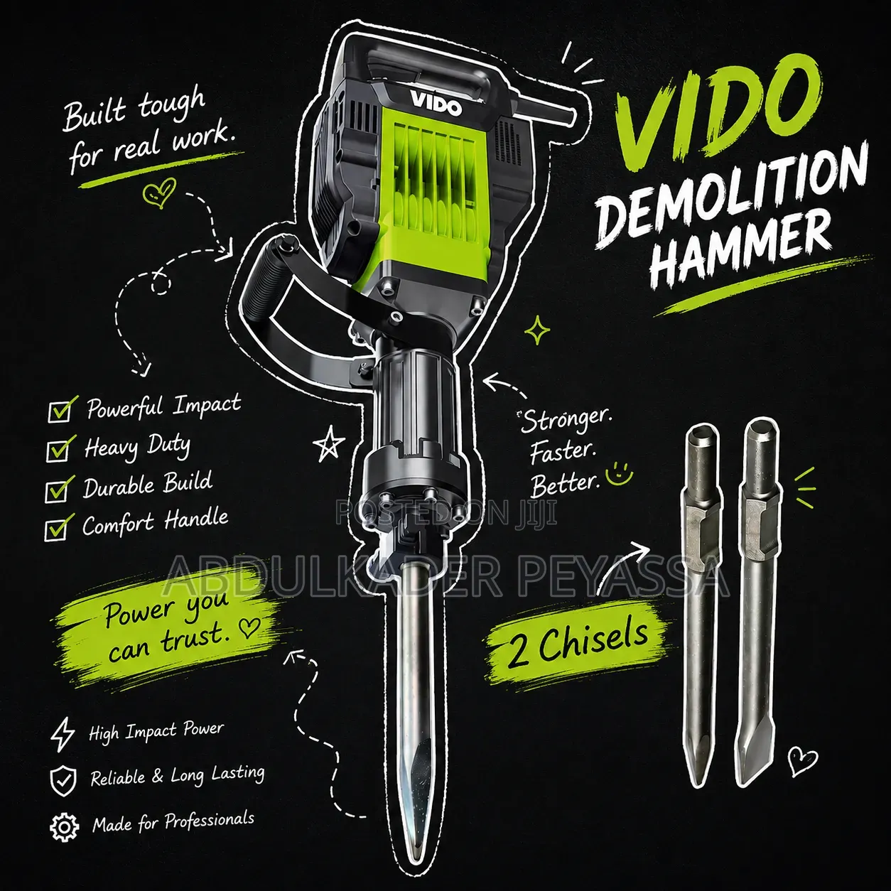 Vido Jack Hammer 1500w