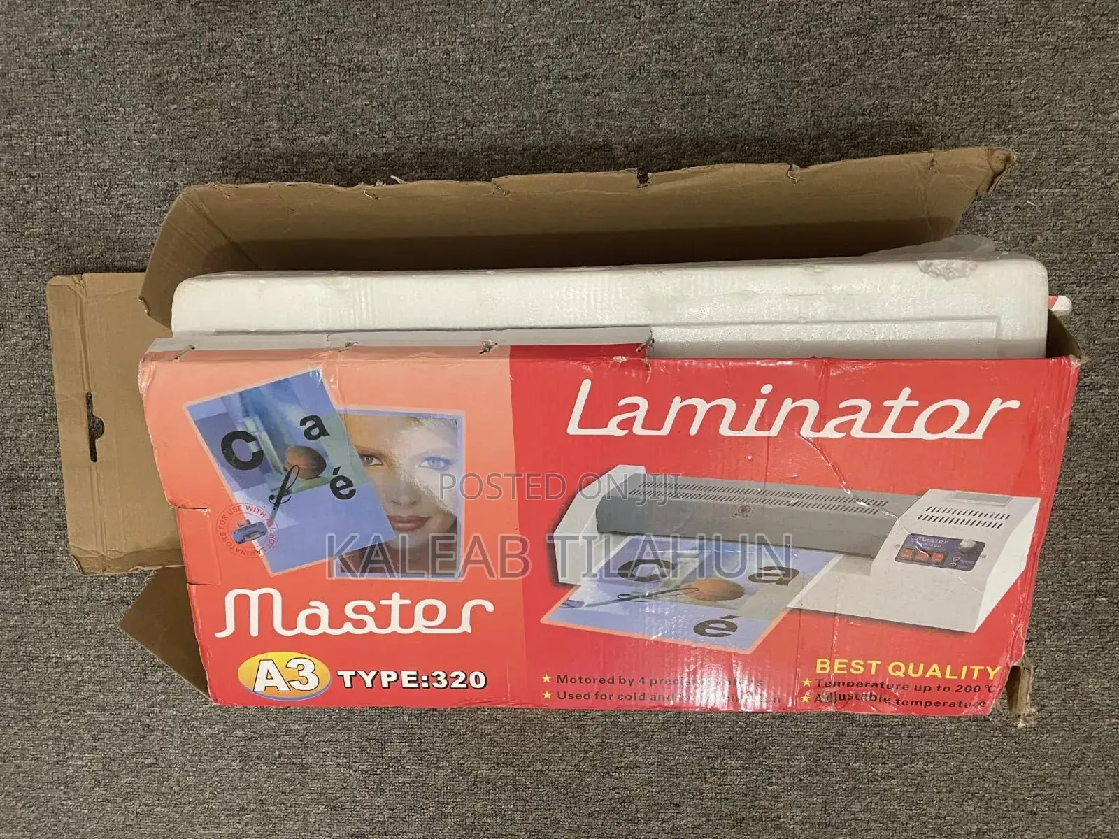 Master MA-320 A3 (Laminate Machine)የላሚኔት ማሽን