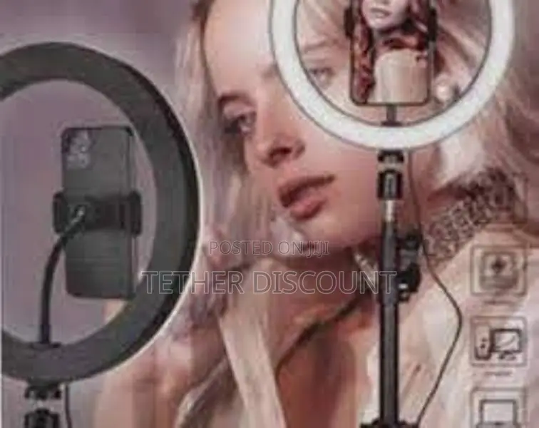 Beauty Led Selfie Ring White Light የቀለበት መብራት