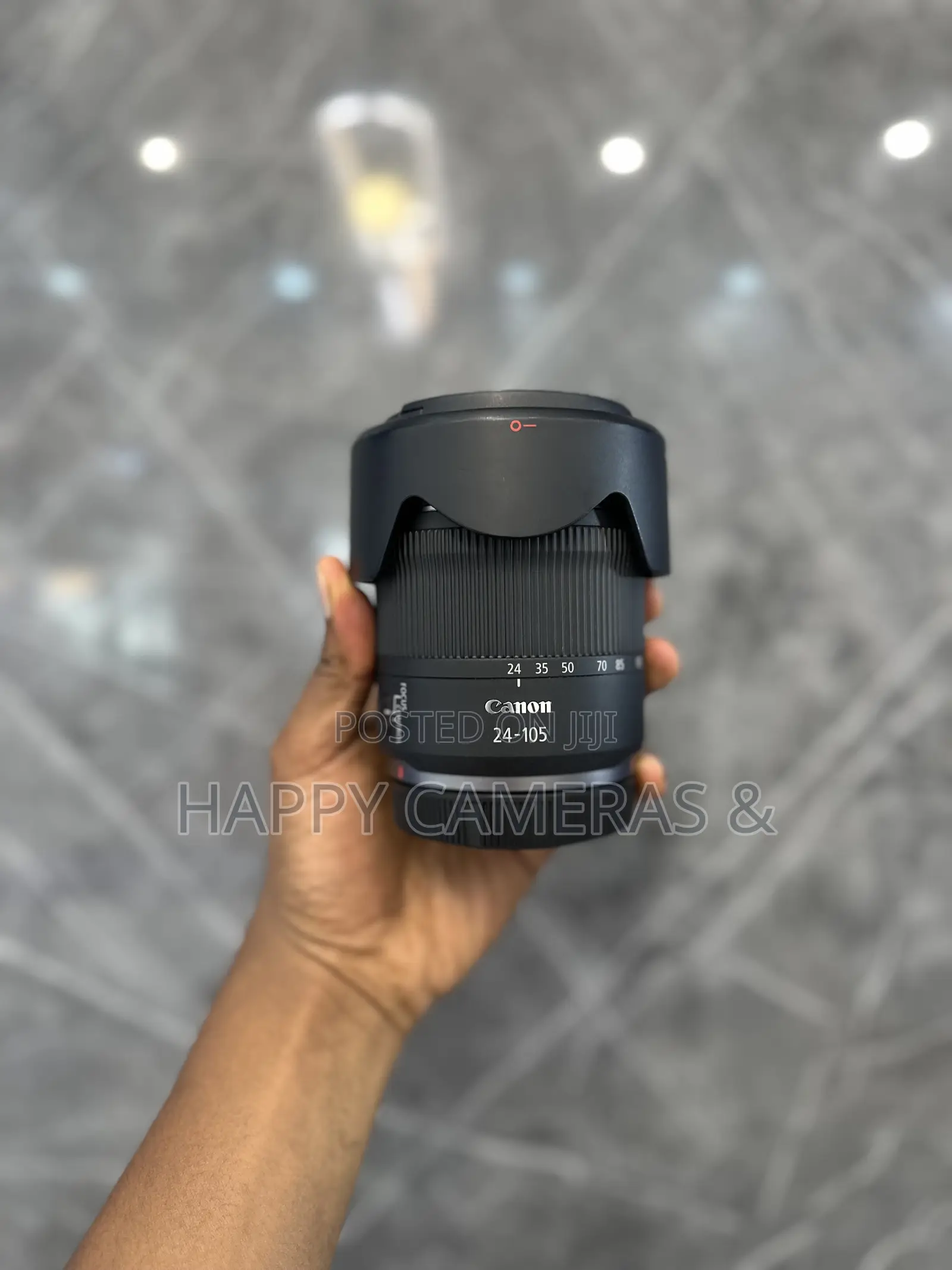 Canon EOS R With Silver Ring Lens