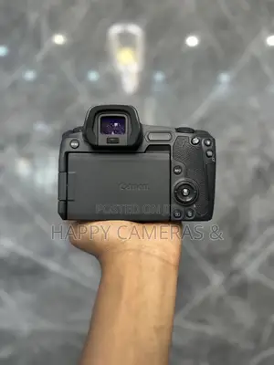 Canon EOS R With Silver Ring Lens
