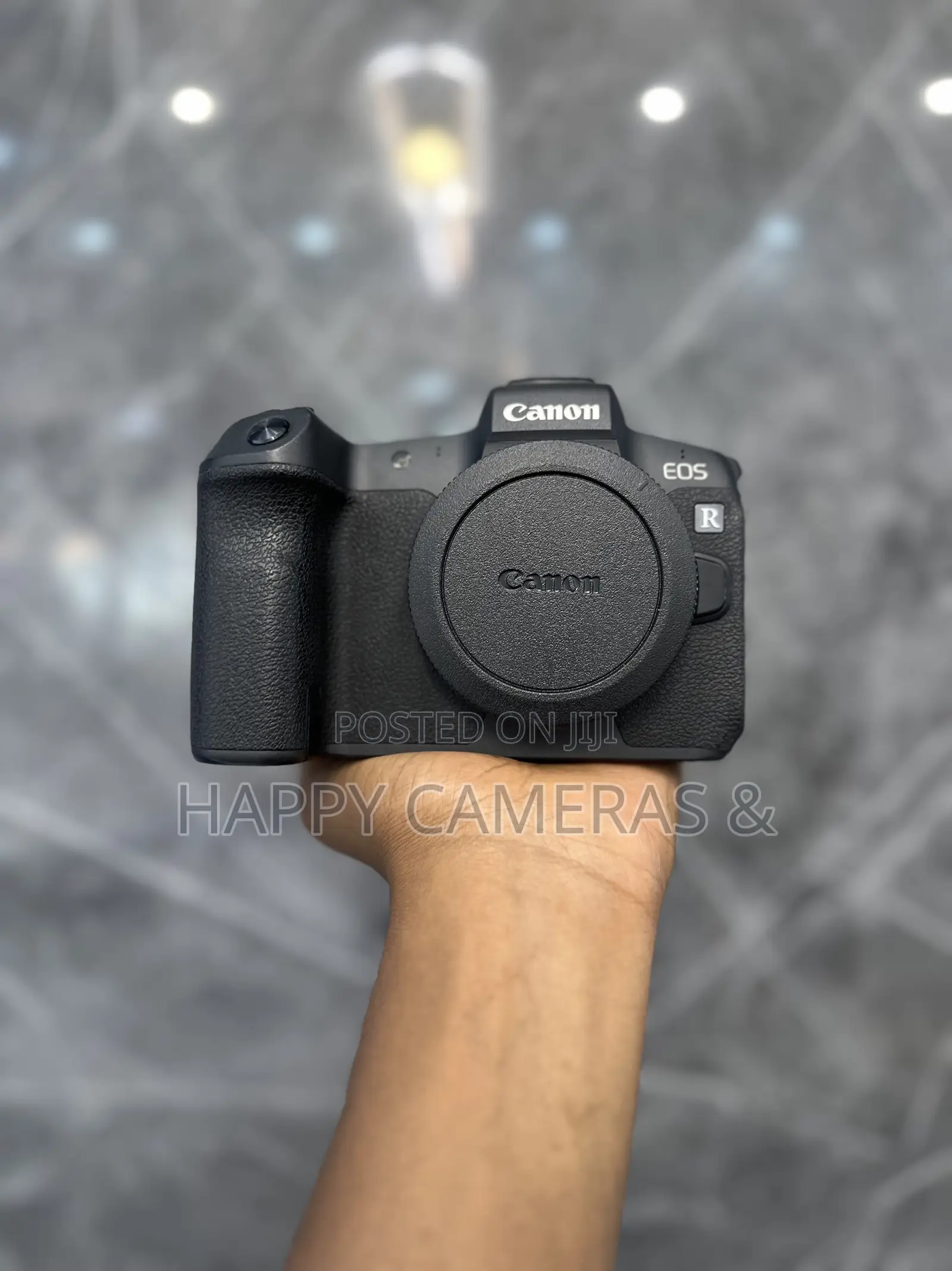 Canon EOS R With Silver Ring Lens