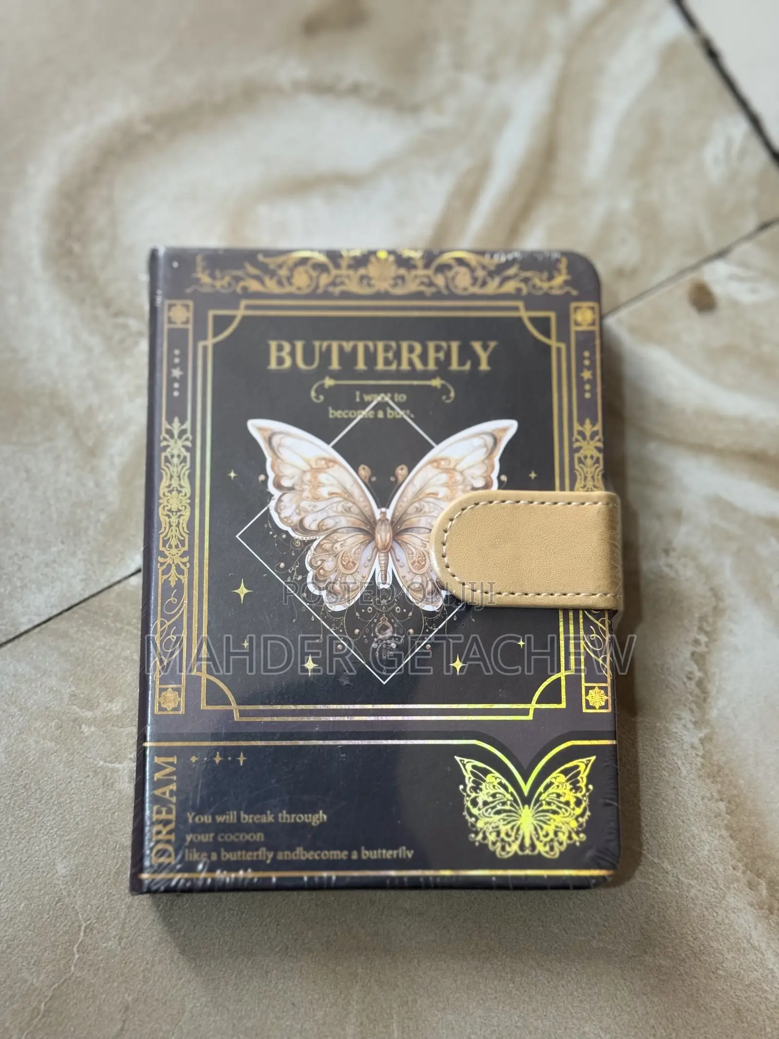 Butterfly-Themed Notebook/Diary