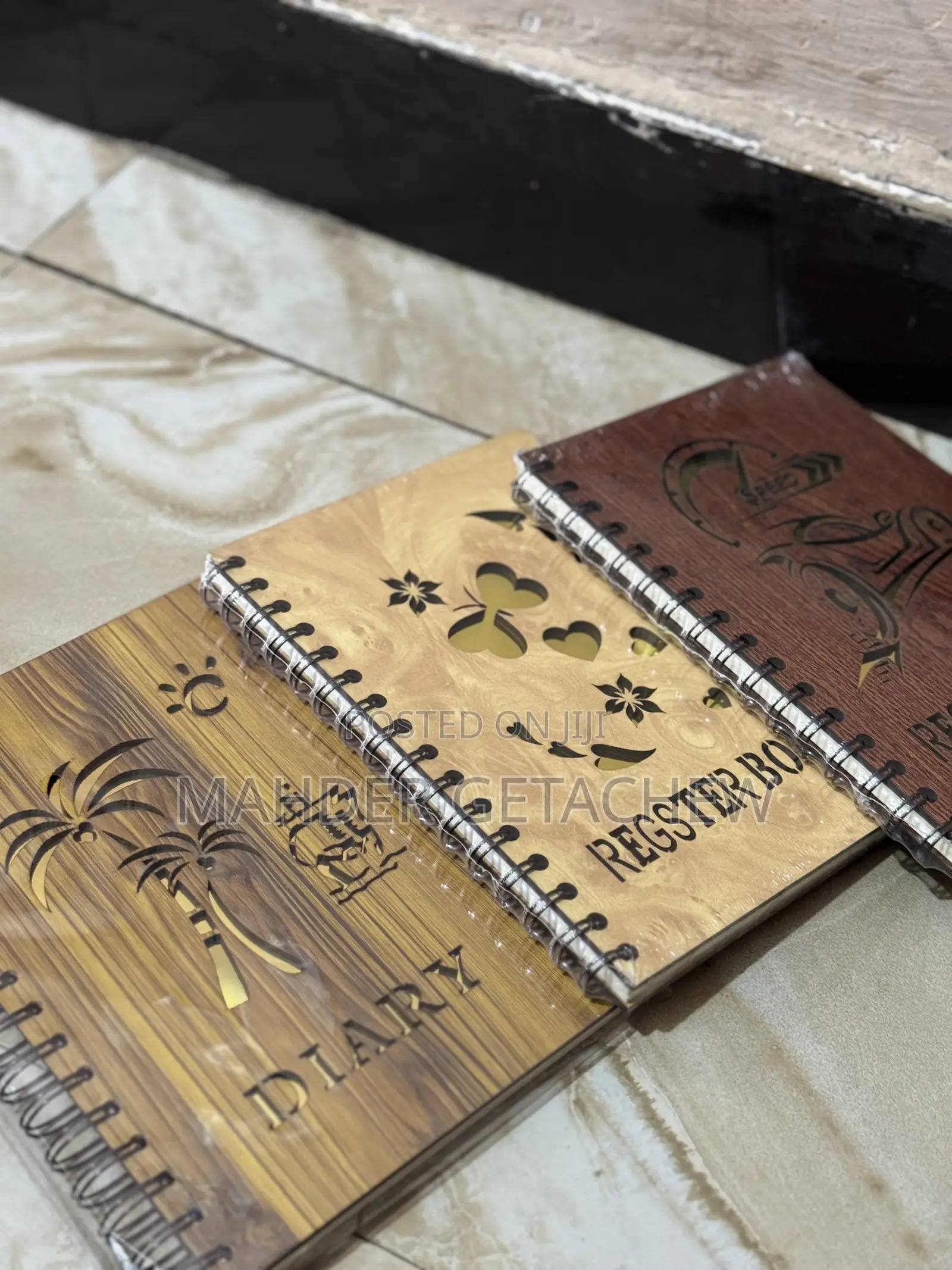 Spiral-Bound Register Book.