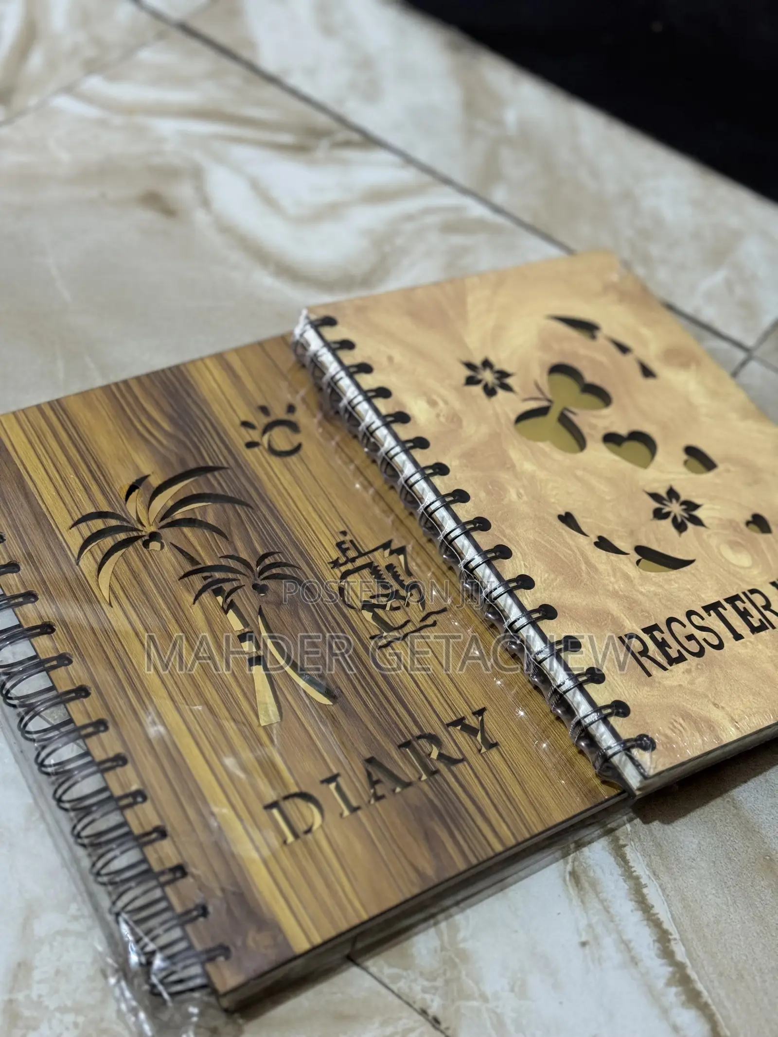 Spiral-Bound Register Book.