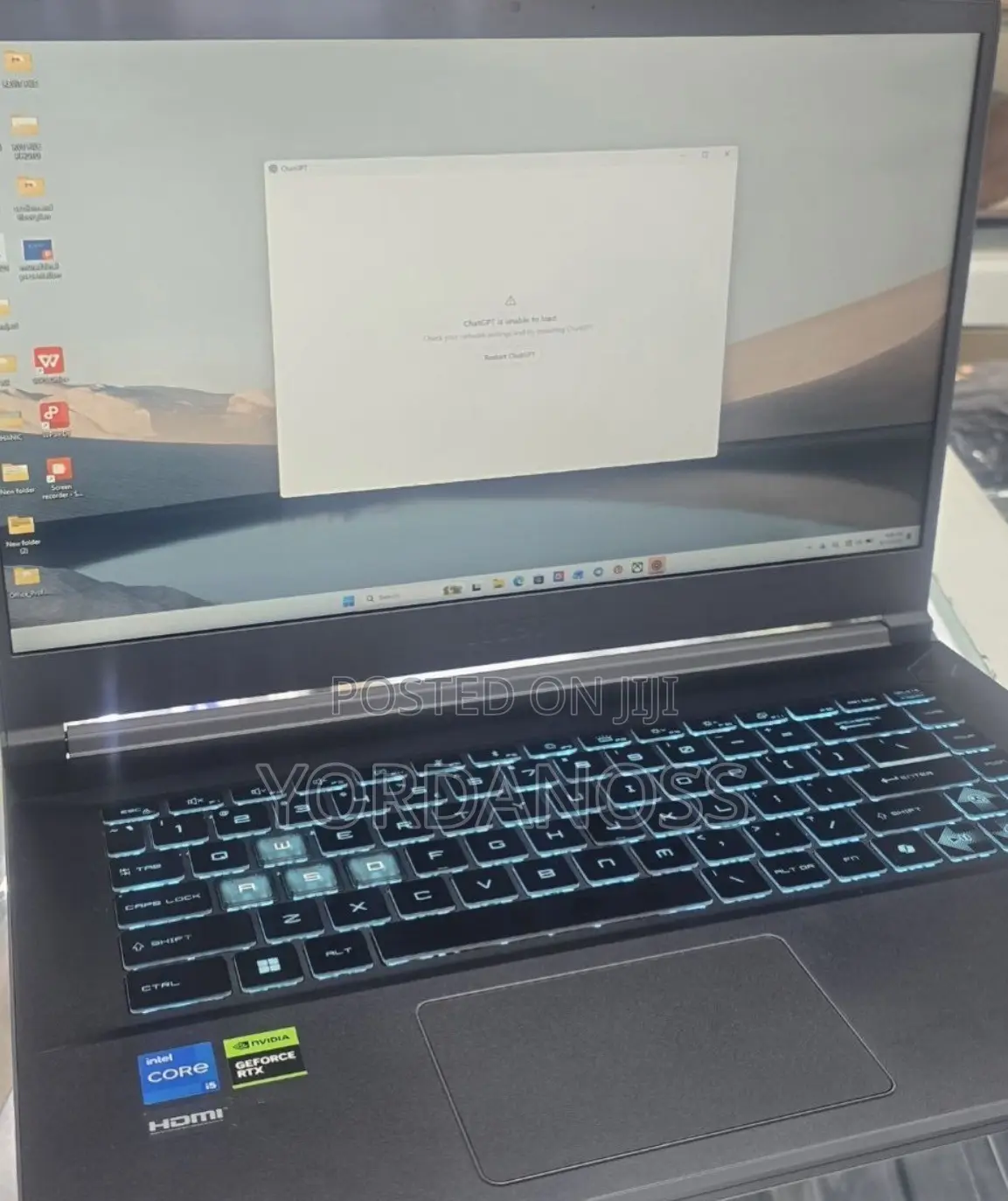 New Laptop MSI GF75 Thin 16GB Intel Core i5 SSD 1T