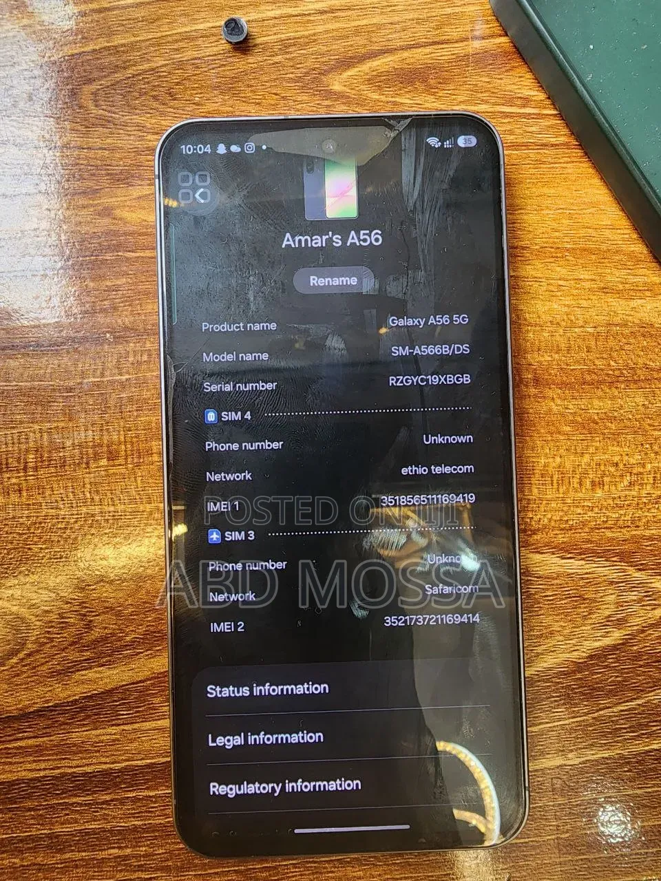New Samsung Galaxy A56 256 GB Gray