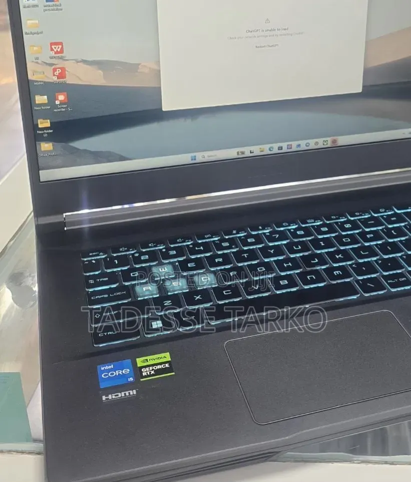 New Laptop MSI GF75 Thin 16GB Intel Core i5 SSD 1T