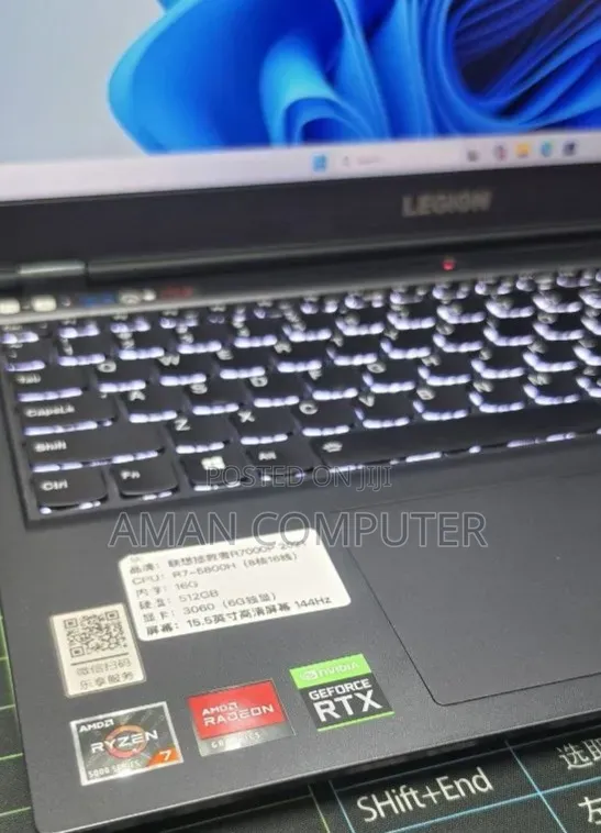 New Laptop Lenovo Legion 5 16GB AMD Ryzen 7 SSD 512GB