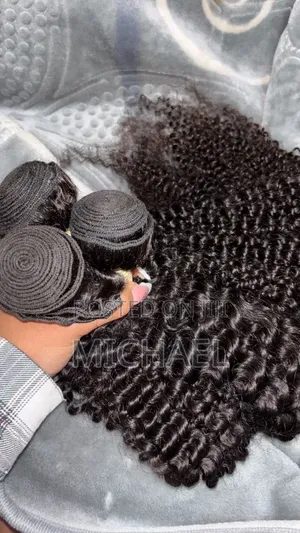 Human Hair 28 Inches Pixie Curls With 3 Bundles