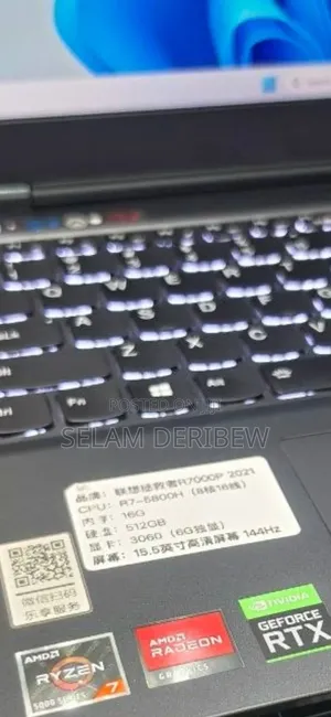 New Laptop Lenovo Legion 5 16GB AMD Ryzen 7 SSD 512GB
