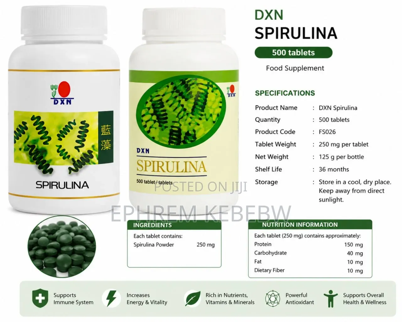 DXN Spirulina