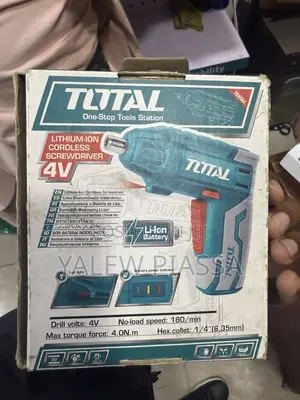 Total Lithium-Ion Cordless Screwdriver 4V Is a Compact Eleca 4V Drመ
