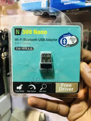 Wi-Fi Bluetooth USB Adapter N300 Nano(2in1)