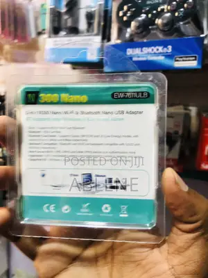 Wi-Fi Bluetooth USB Adapter N300 Nano(2in1)