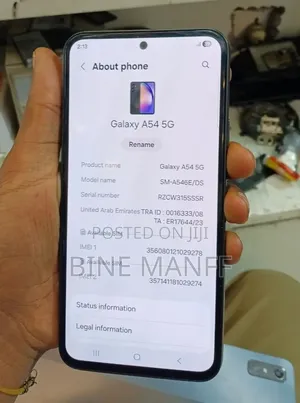New Samsung Galaxy A54 5G 256 GB Black
