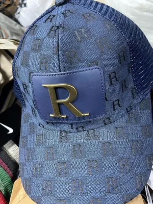 Monogram Gold Metal "R" Trucker Cap