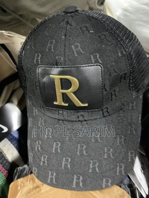 Monogram Gold Metal "R" Trucker Cap