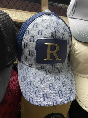 Monogram Gold Metal "R" Trucker Cap
