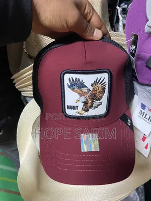 Eagle Patch Mint Green Black Cap