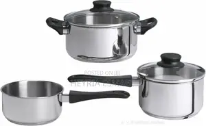  IKEA 3-Piece Stainless Steel Cookware Set