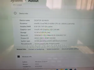 Laptop Dell XPS 13 (9350) 8GB Intel Core i5 SSD 256GB