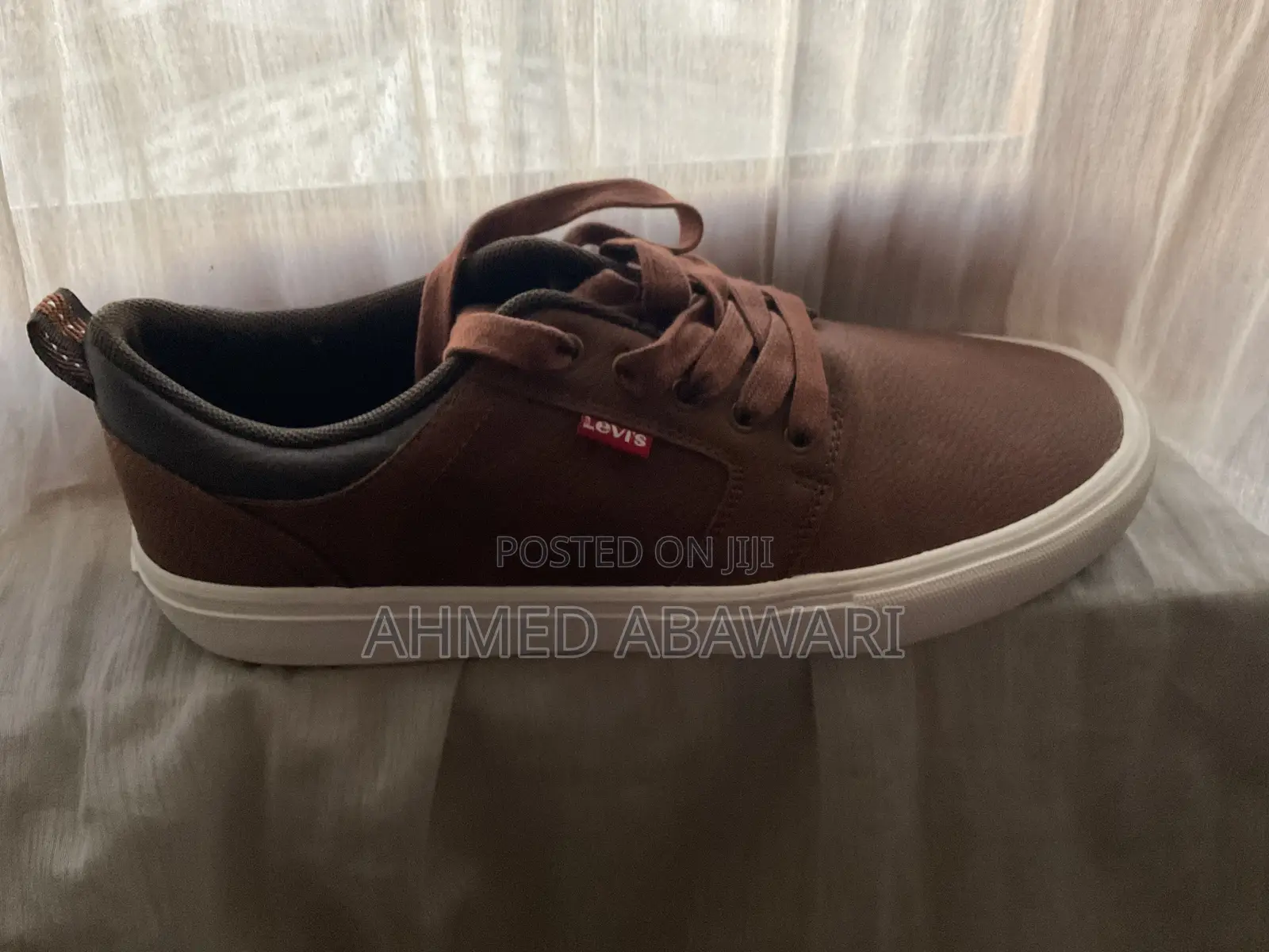 Levi Brown Sneakers Comfort Casual Synthetic Leather