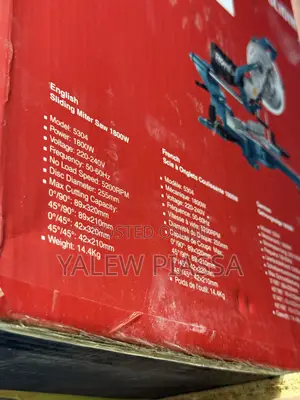 1800W Sliding Miter Saw (Model 5304),