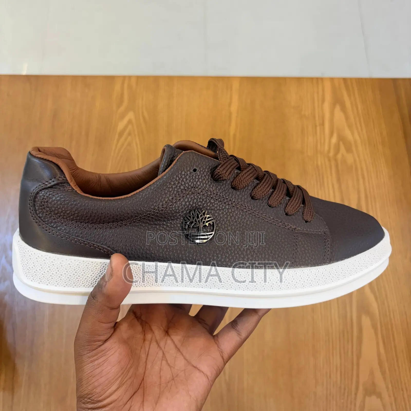 Timberland Men’s Brown Leather Sneakers