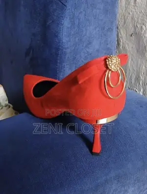 Brand New Red Pointed-Toe High Heels – Size 36