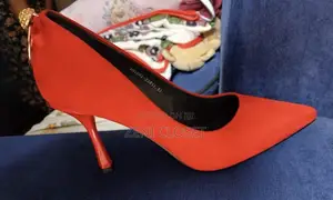 Brand New Red Pointed-Toe High Heels – Size 36