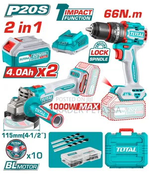 Total Chargible Drill 66nm With 165 PCS Accessories