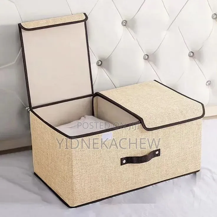 Dust Proof Foldable Storage Bix With Lid
