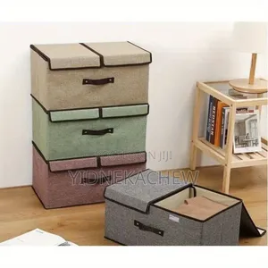 Dust Proof Foldable Storage Bix With Lid