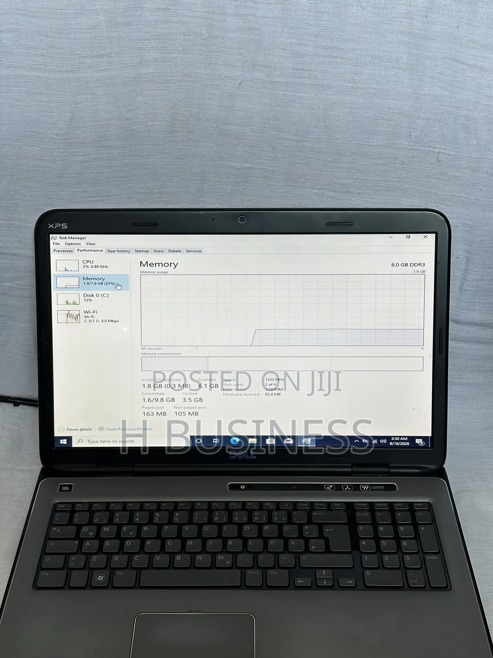Laptop Dell XPS 13 8GB Intel Core i7 HDD 500GB