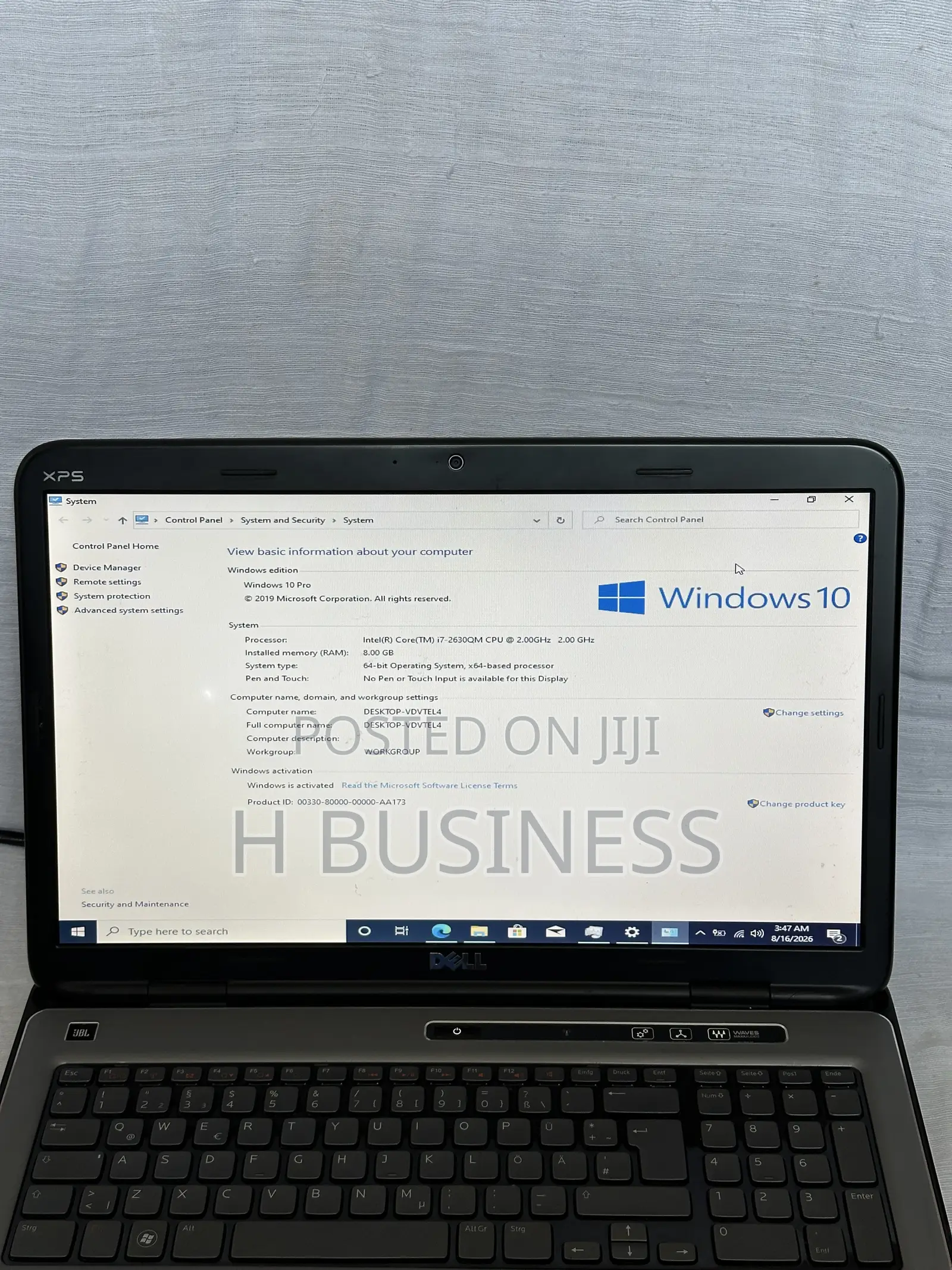 Laptop Dell XPS 13 8GB Intel Core i7 HDD 500GB