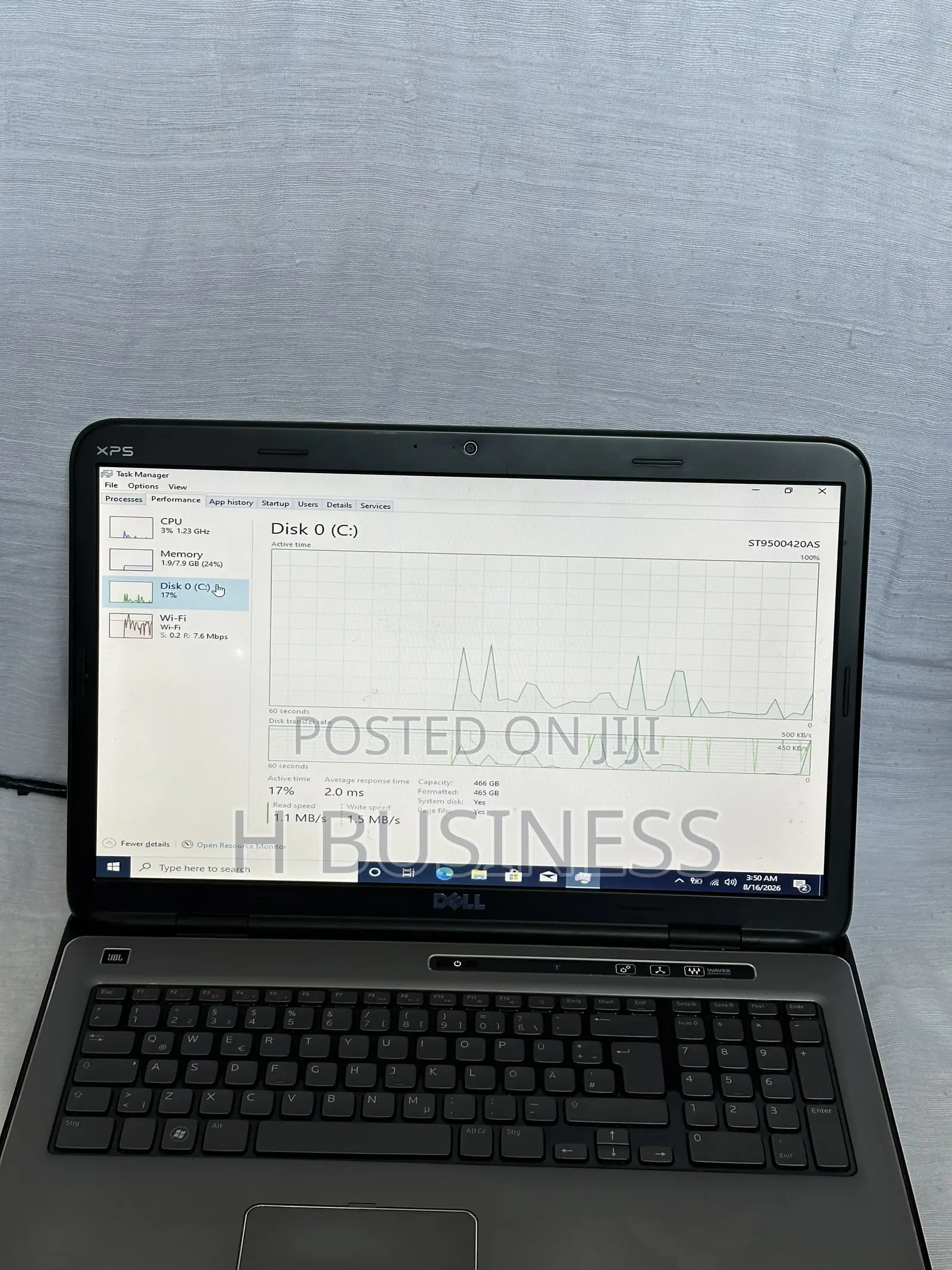 Laptop Dell XPS 13 8GB Intel Core i7 HDD 500GB