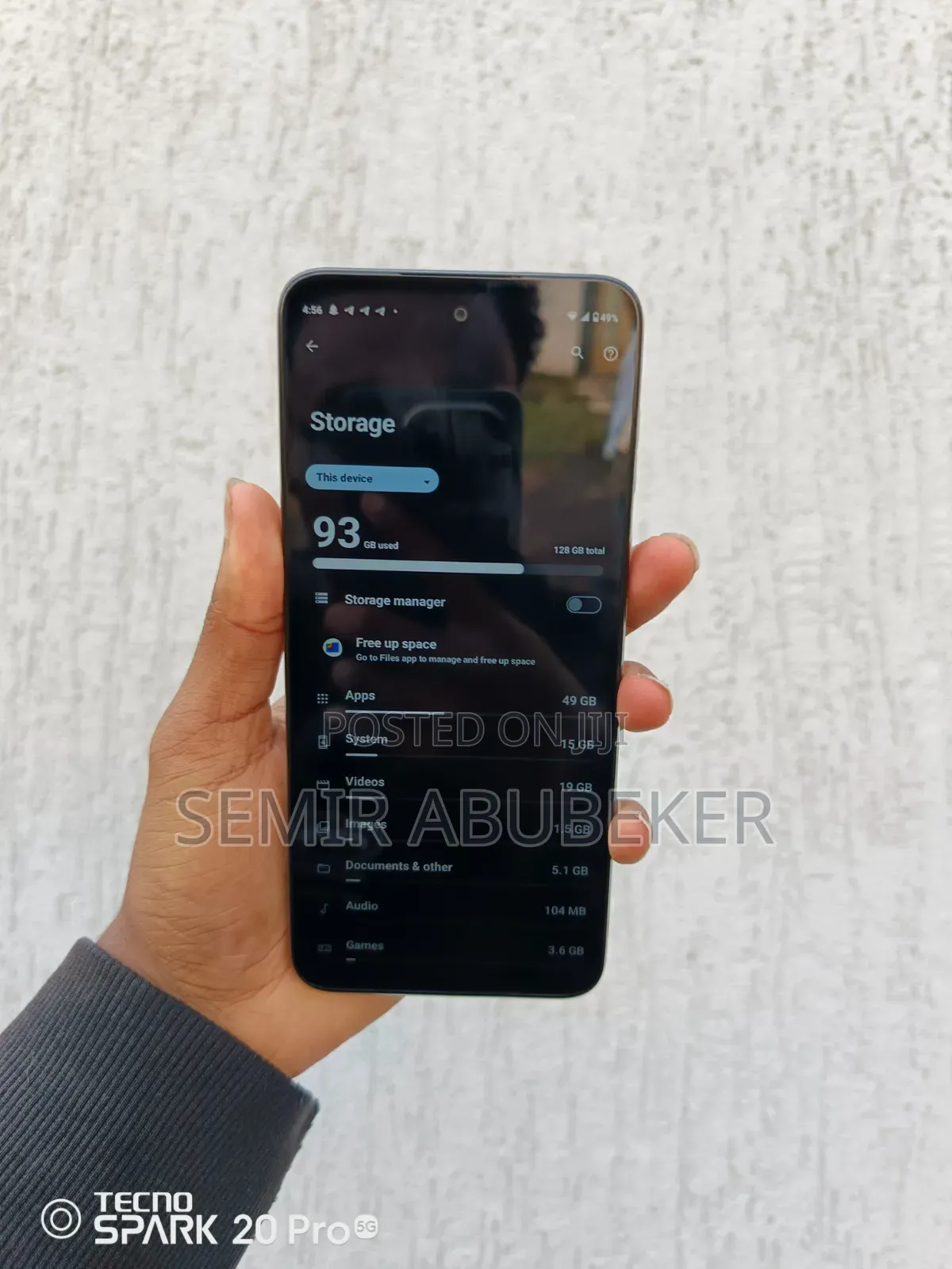 Motorola Moto G 5G 128 GB Gray