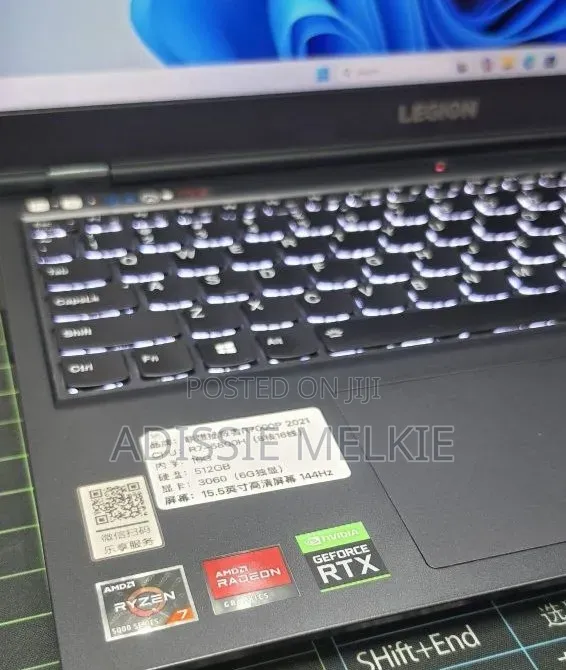 New Laptop Lenovo Legion 5 16GB AMD Ryzen 7 HDD+SSD 512GB