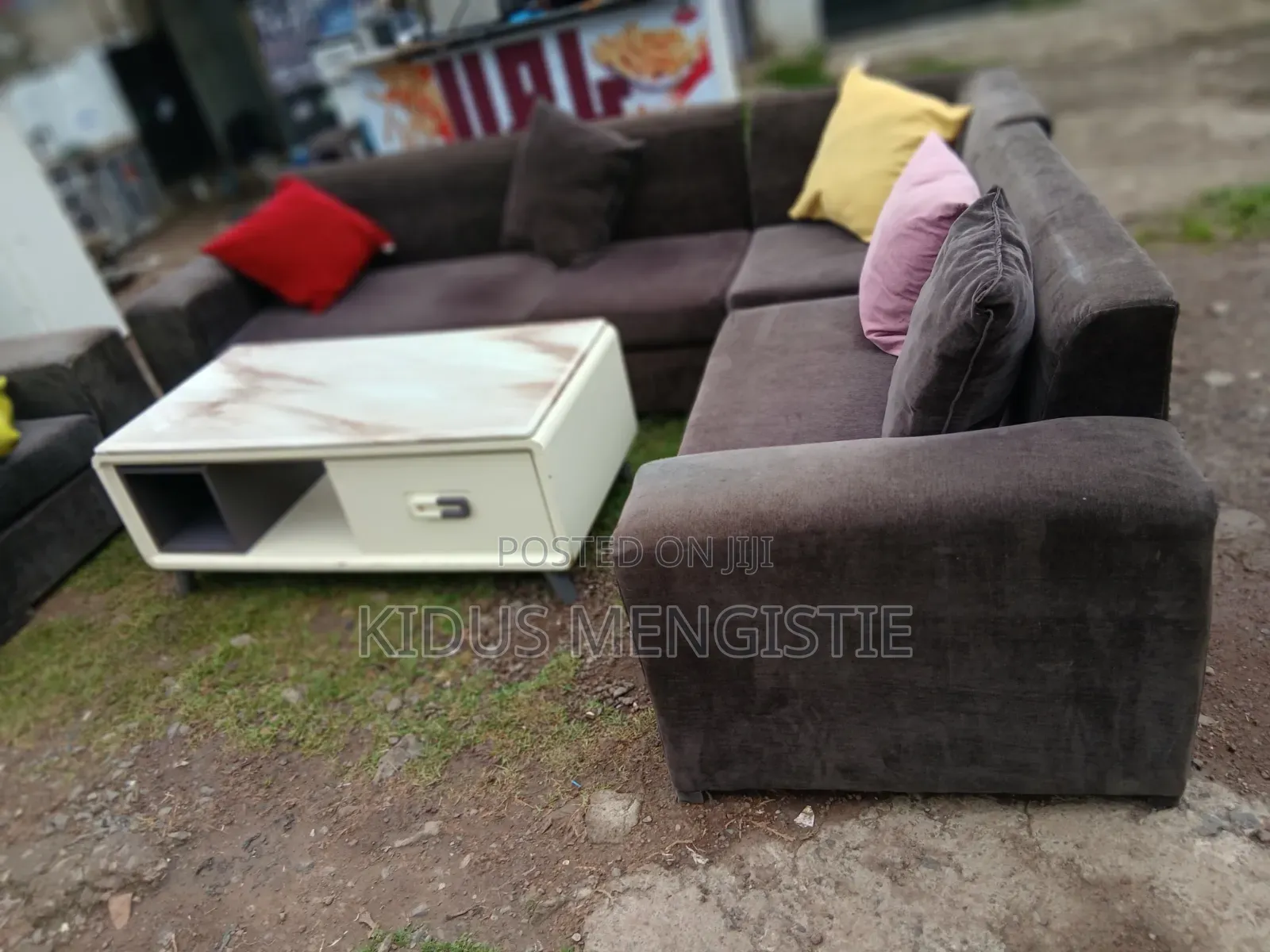 Sofa With Centre Table