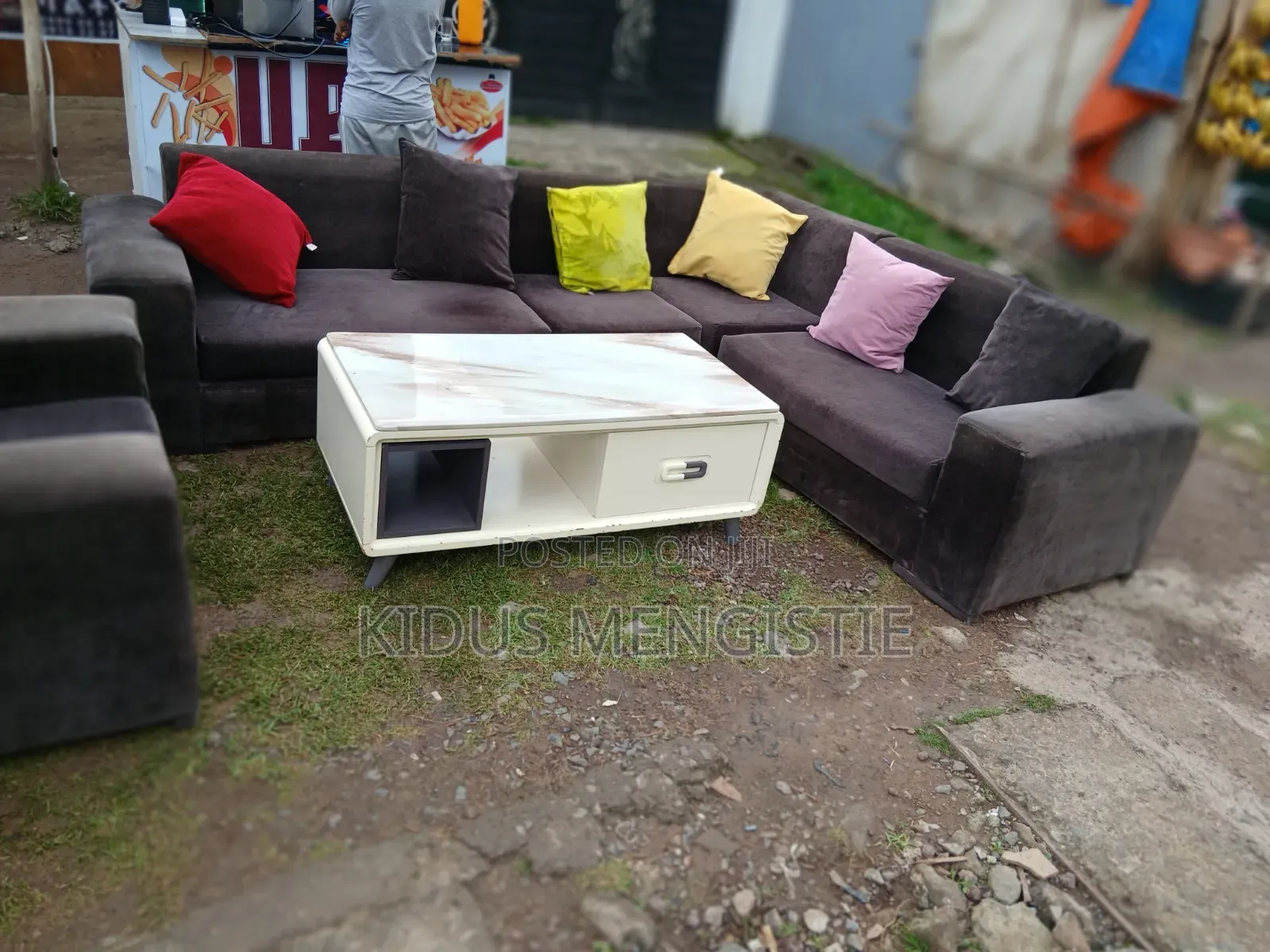 Sofa With Centre Table