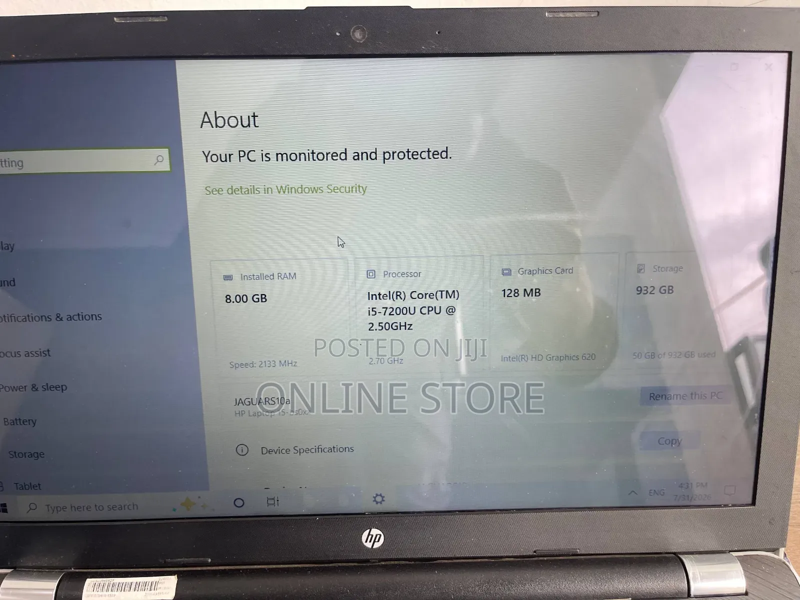 Laptop HP 15 8GB Intel Core i5 HDD 1T