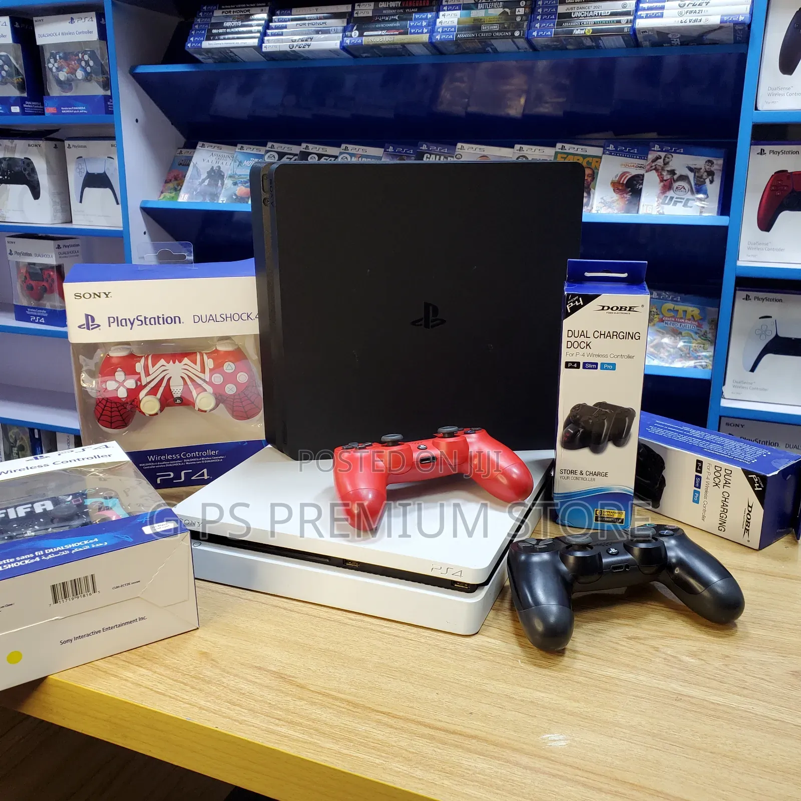 PS4 Slim | FC 26 + 5 ጌሞች | ኦሪጅናል Joystick | ዋስትና