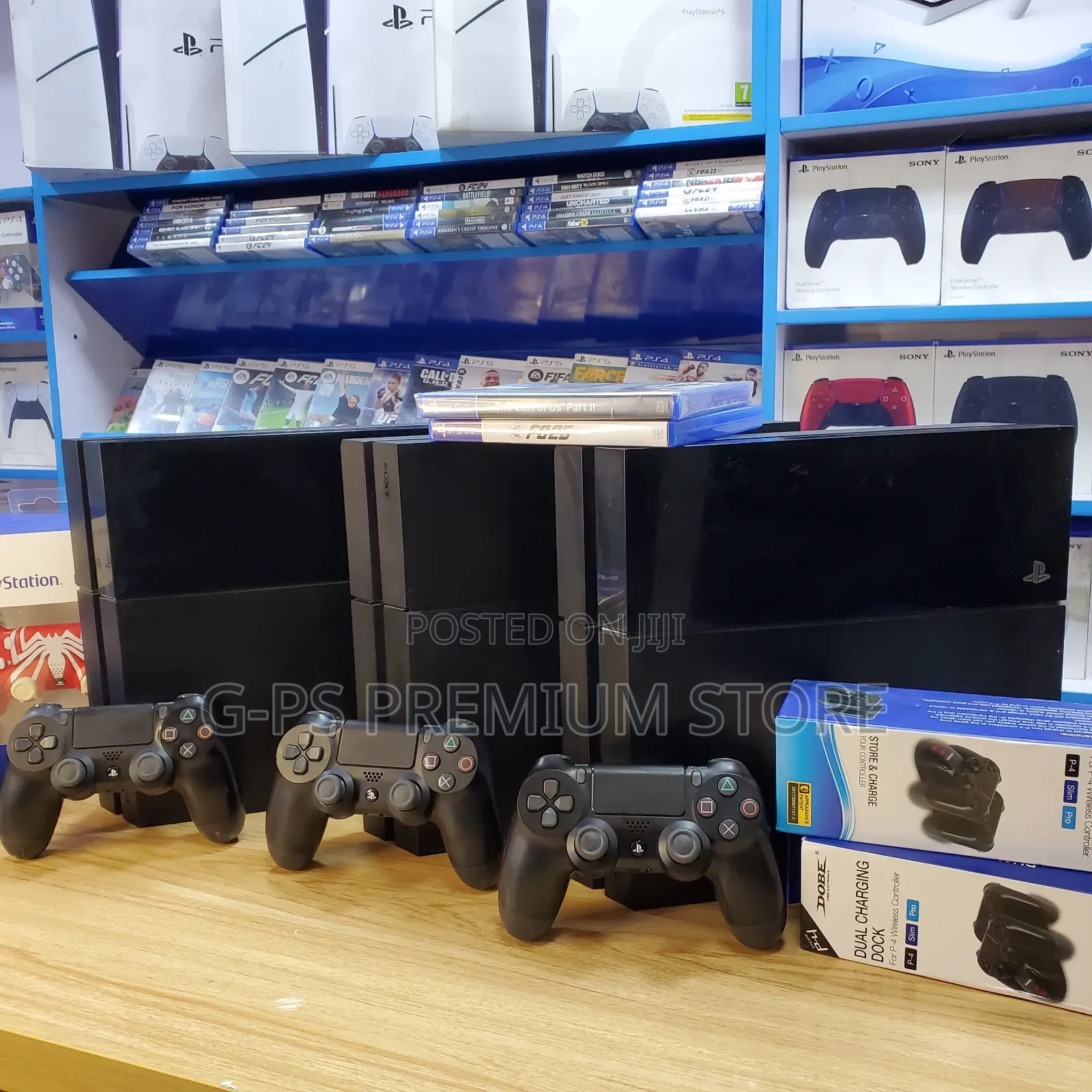 PS4 Fat | FC 26 + 5 ጌሞች | ኦሪጅናል Joystick | ዋስትና
