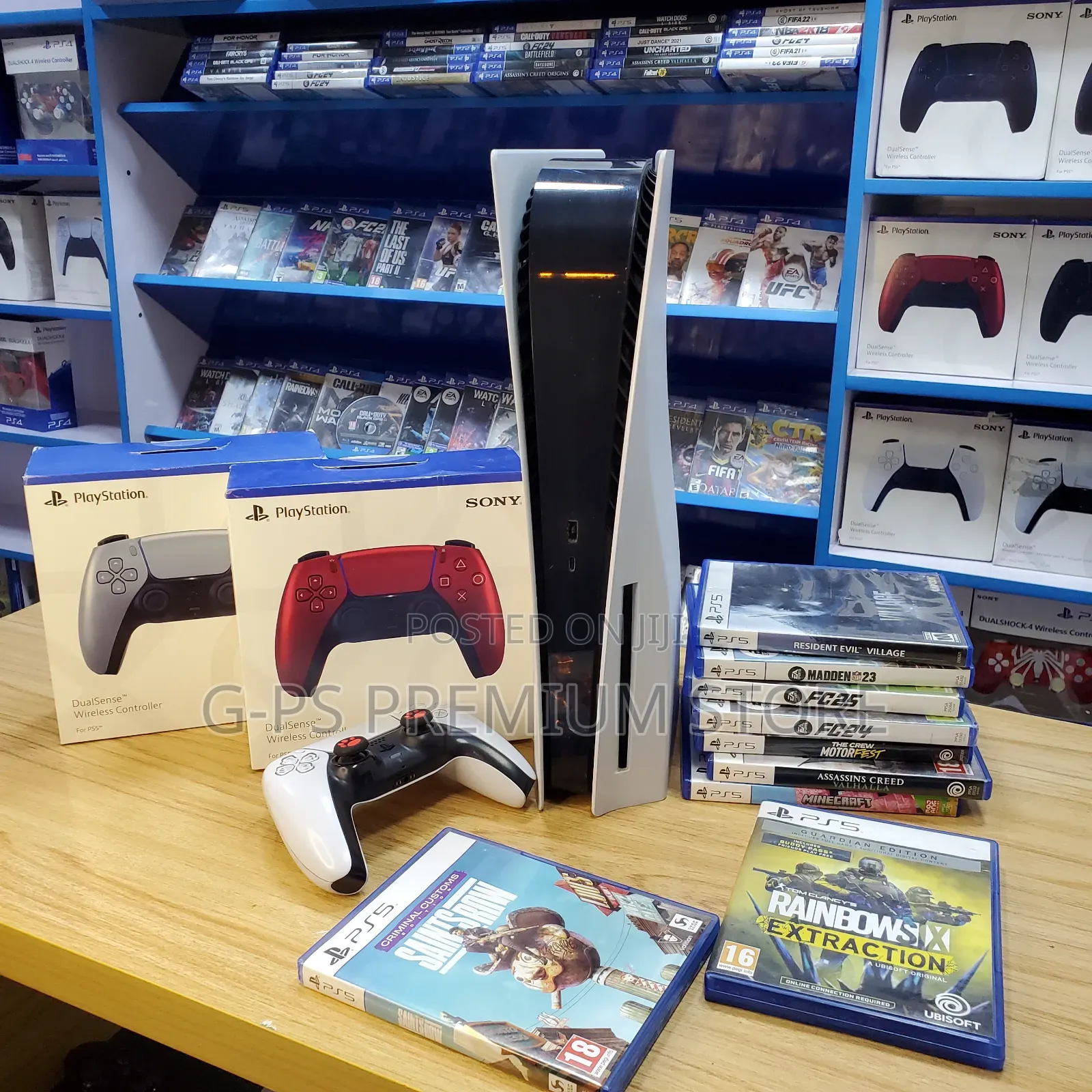 PS5 Fat | FC 26 + 5 ጌሞች | ኦሪጅናል Joystick | ዋስትና